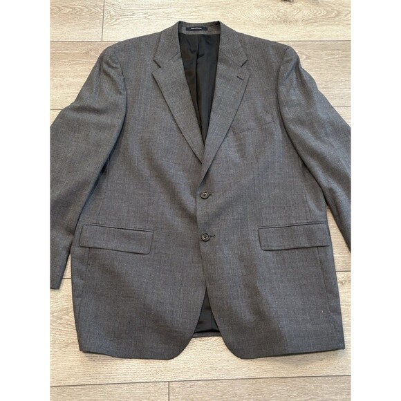 Ralph Ralph Lauren Dillards Blazer Mens 46T Grey Single Breasted Wool Canada - Picture 1 of 10